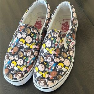 Vans Multicolor Peanuts Character Slip-Ons